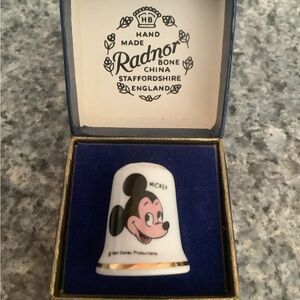 Disney Mickey Mouse Thimble - Bone China